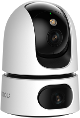 IMOU IP CAMERA RANGER DUAL 10MP IPC-S2XP-10M0WED, INDOOR, 5 MP FIXED & 5 MP PAN&TILT PTZ CAMERA, H.265/H.264, 8X DIGITAL ZOOM, IR 15M, WIFI 2,4GHz, ETHERNET 100Mbps, MICRO SD UPTO 512GB, MIC&SPEAKER, TWO WAY TALK, DC5V, 3YW